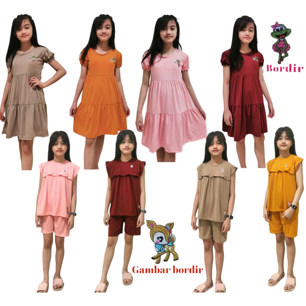 Dress Anak Perempuan Kancil Bambi  - Dress Prince Frog Size 1-12Tahun M-VIN