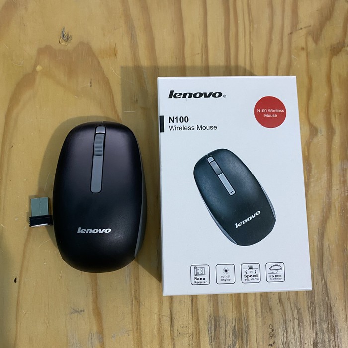 Mouse Lenovo N100 Wireless Mouse 2.4Ghz