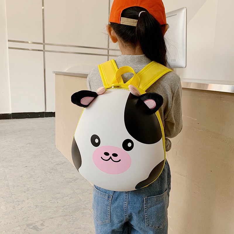 Khatin Tas Ransel anak Terbaru / Tas Anak Motif Cow / Tas Anak Lucu / Back Pack School / Back To School - 466