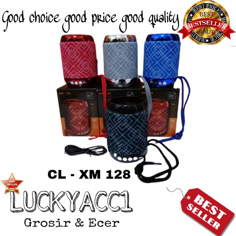 LC - Speaker XM - 128 bluetooth speaker plug-in subwoofer mini portabel / BT Speaker XM - 128