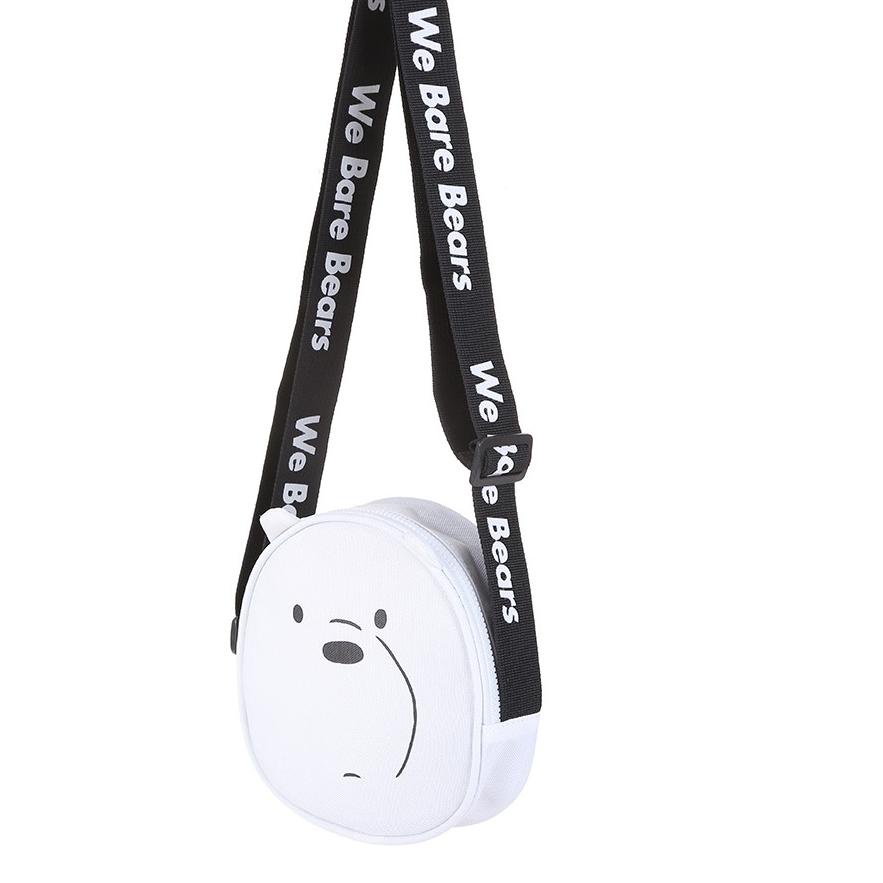 ➲ Miniso Official We Bare Bears Tas selempang mini Wanita Fashion Lucu tas mini wanita Crossbody Min