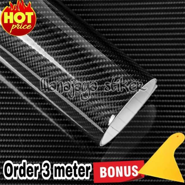 STICKER CARBON 5D / STIKER CARBON 5D / VINYL CAR WRAP / CARBON FIBER VINYL / STIKER MOBIL / MOTOR