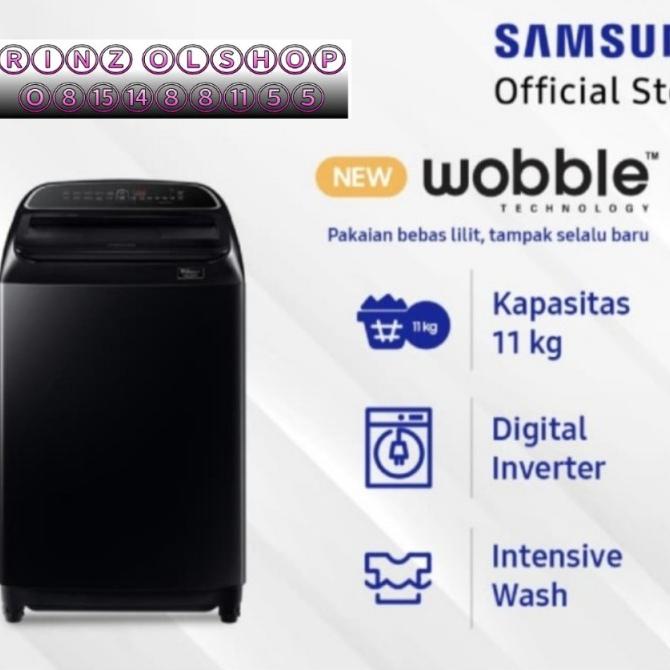 MESIN CUCI SAMSUNG WA11T5260BV TOP LOADING 11 KG NVERTER WOBBLE