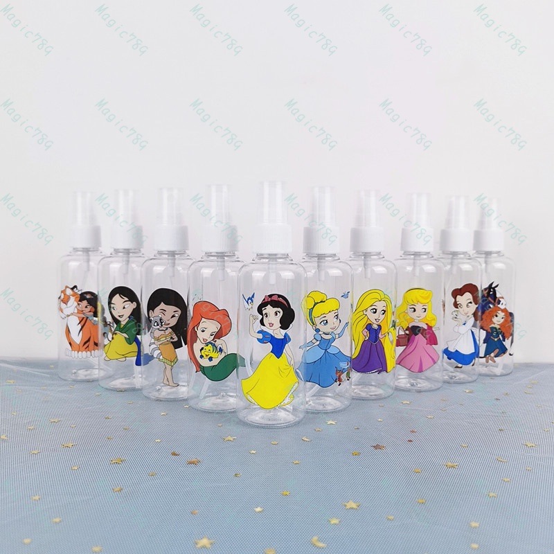 Magic789 Princess Alice Cinderella Snow White Spray Bottle Plastic Cartoon Travel Size Bottles 100ML