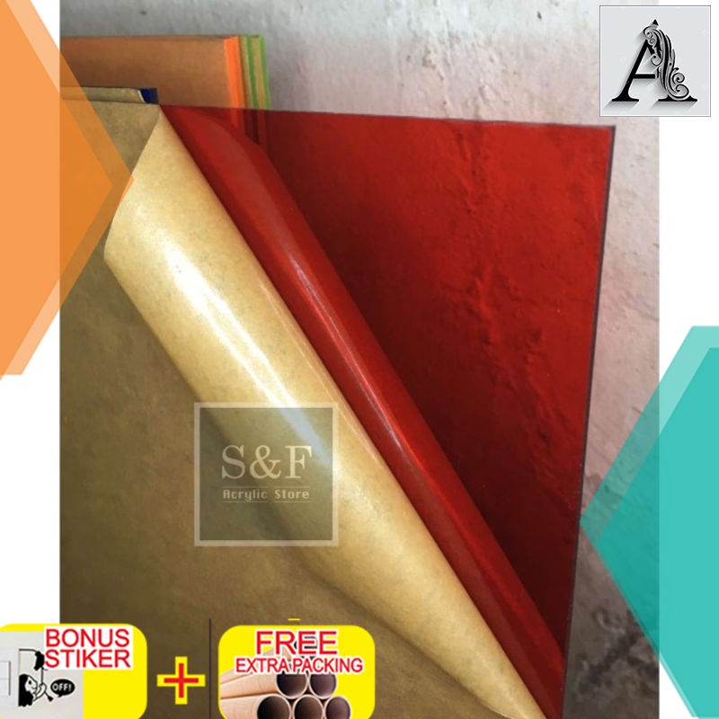 Promo ACRYLIC LEMBARAN /AKRILIK UKURAN A4 / AKRILIK LEMBARAN / ACRYLIC WARNA