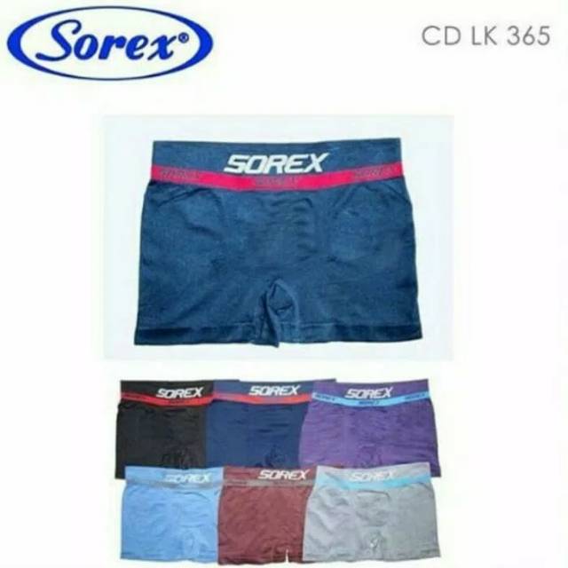 1 Box isi 2pcs Celana Dalam Sorex Cowok Premium Freesize 363 / CD Sorex Cowok Premium