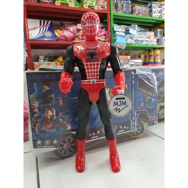 Robot Avenger SPIDERMAN besar yang ada suara dan lampu