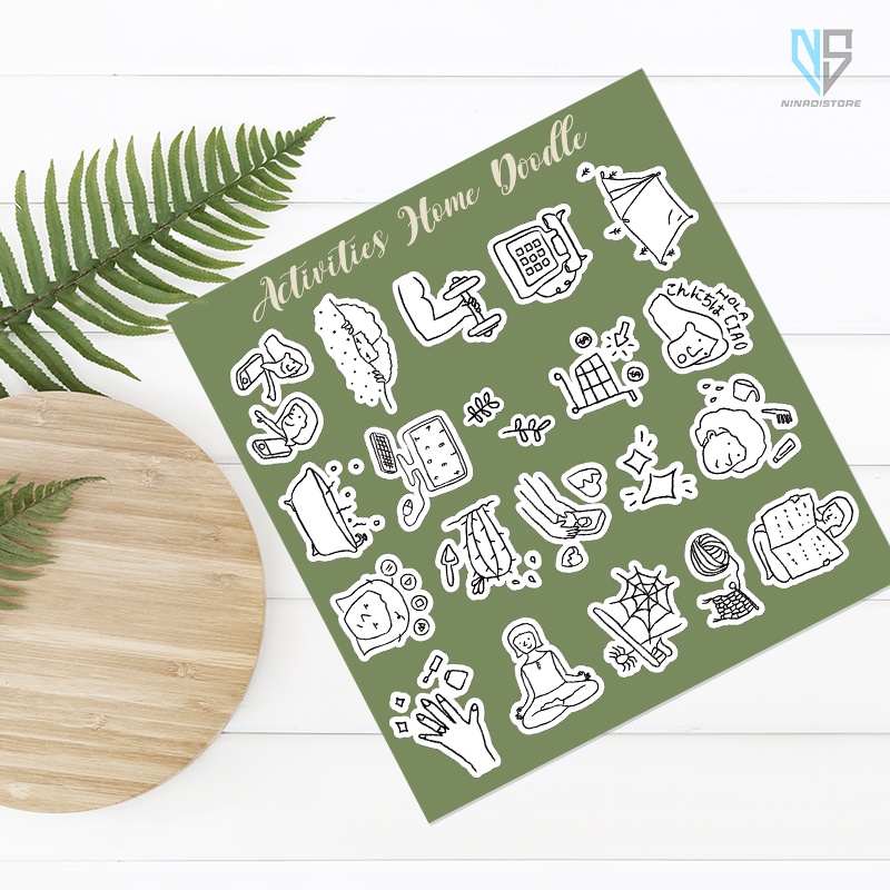 

Sticker Set Diary Book Aesthetic Sticker Decoration Stiker Tumblr Botol Hp Laptop Stiker 2D vinyl Lucu Viral Sticker DIY stiker set Activities Home Doodle