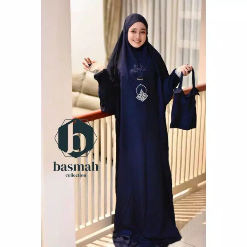 Mukena Basmah / Mukenah Hadromaut/Mukena Polos Manset / Mukena terompah