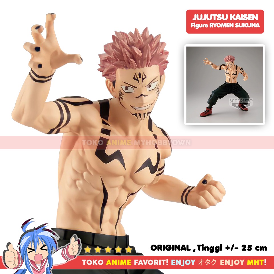 Figure Anime Original Jujutsu Kaisen Ryomen Sukuna Maximatic Banpresto