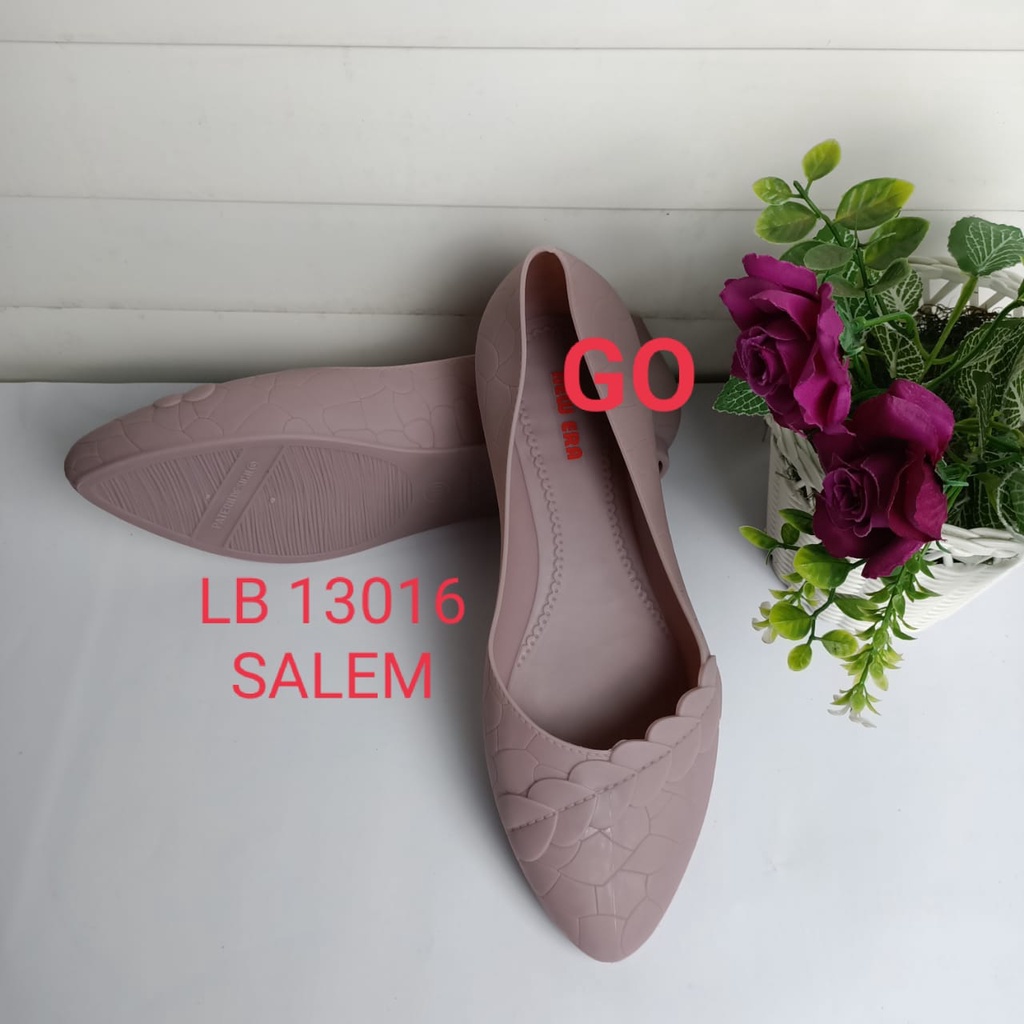 gos NEW ERA LB 13016 Sepatu Jelly Wanita Sepatu Kerja Sendal Wanita Wedges Selop Karet Jelly