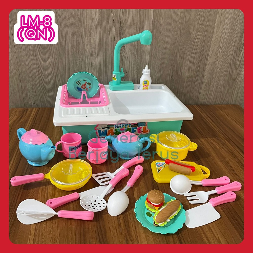 MAINAN ANAK PEREMPUAN CUCI PIRING / MAINAN WASTAFEL ANAK / MAINAN WASTAFEL CUCI PIRING