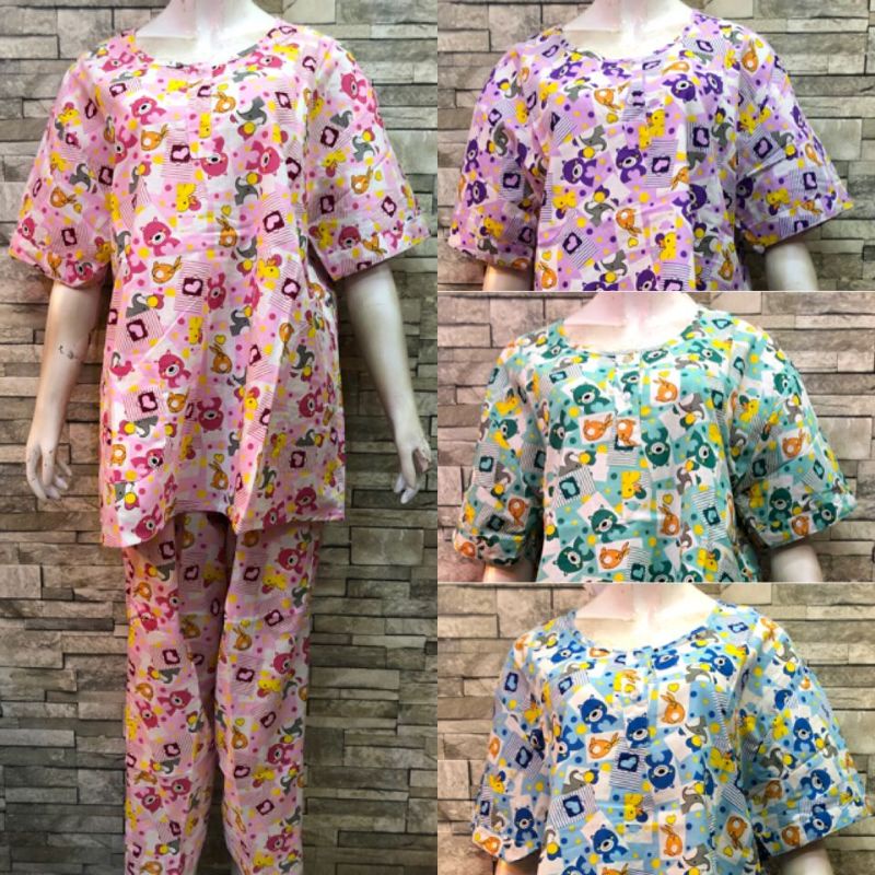 JUMBO HOKI SHEILA CP KATUN PIAMA | BAJU TIDUR MURAH-6
