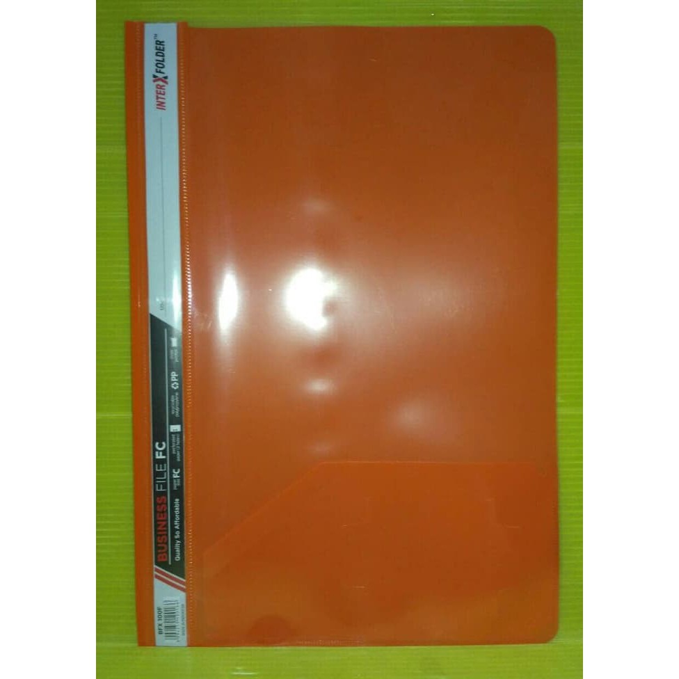 

Inter X Folder Business File F4 - Orange (Pak 12 Pcs)