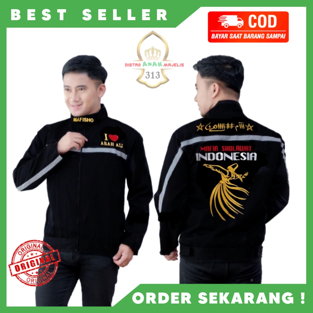 [FREE ONGKIR] Jaket Mafia Sholawat Mafish Murah Terbaru / Jaket Mafia Sholawat Mafisho Free Ongkir