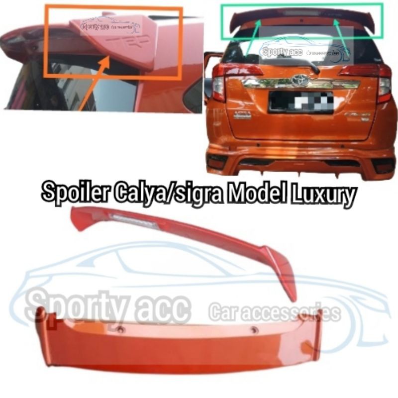 Spoiler calya sigra model luxury trd dan luxury GR