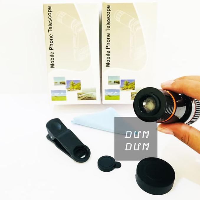 Pengiriman Cepat lensa kamera hp jepit...> TELE ZOOM 12X PHONE TELESCOPE TEROPONG LENSA HP JEPIT