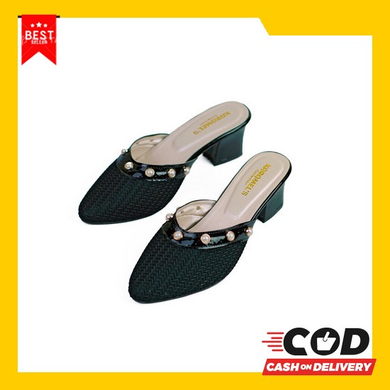 Sepatu Hak Tinggi Heels Sepatu Kerja Haihil Trendy Wanita Pesta Kondan Sandal High Heels Hak Tahu