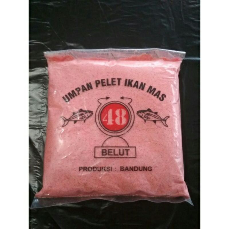 Umpan Pancing 48 Merah / Pelet Ikan Mas Asli Rasa Belut