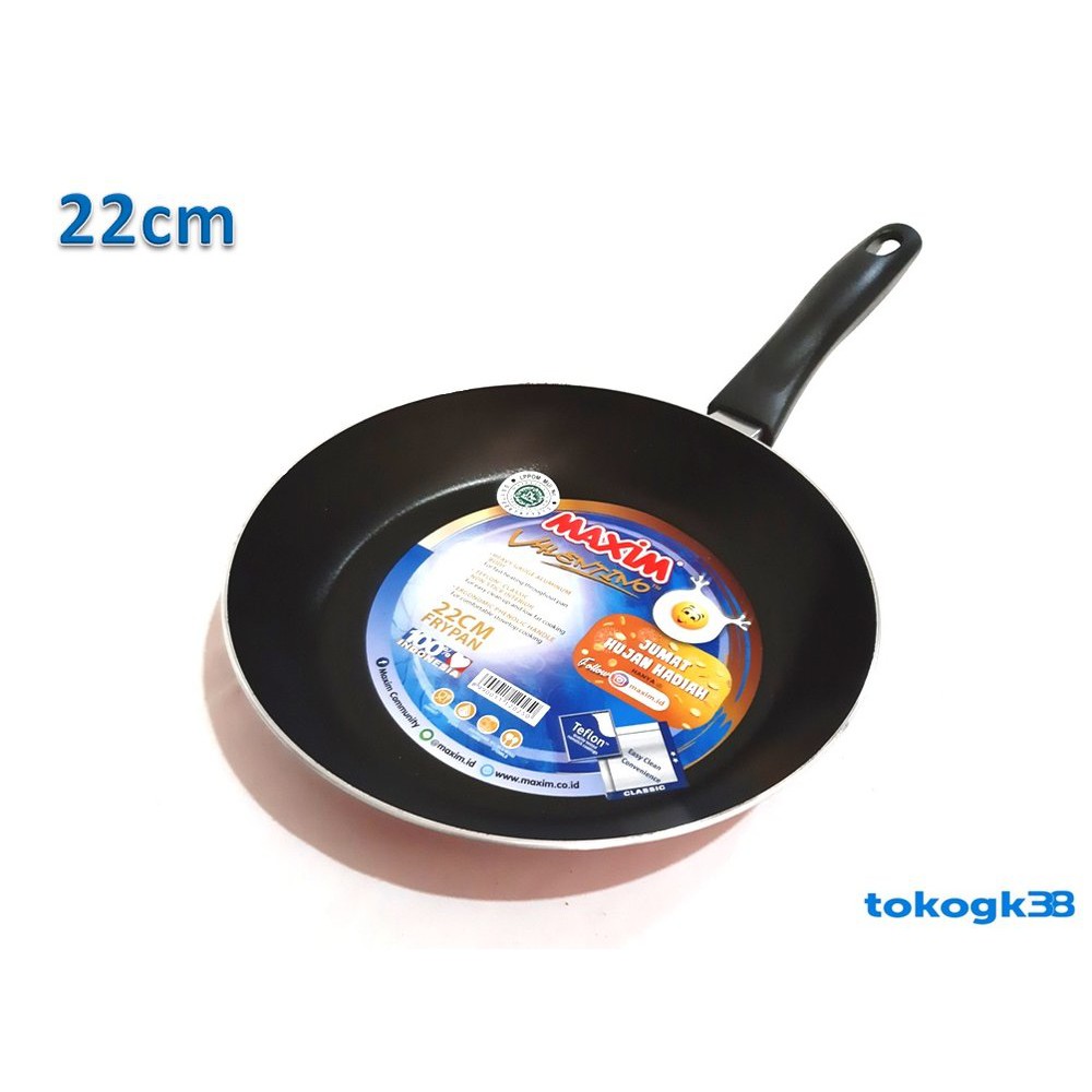 fry pan teflon 22cm MAXIM Murah