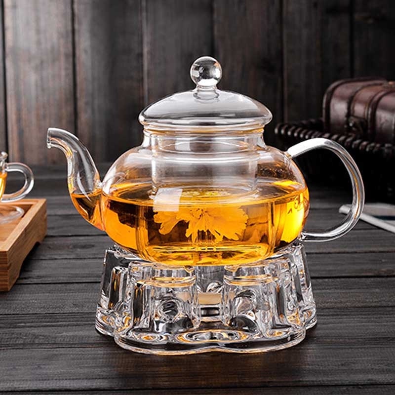 BORREY Tatakan Pemanas Teko Teh Kopi Teapot Warmer Base - BR-191 - Transparent