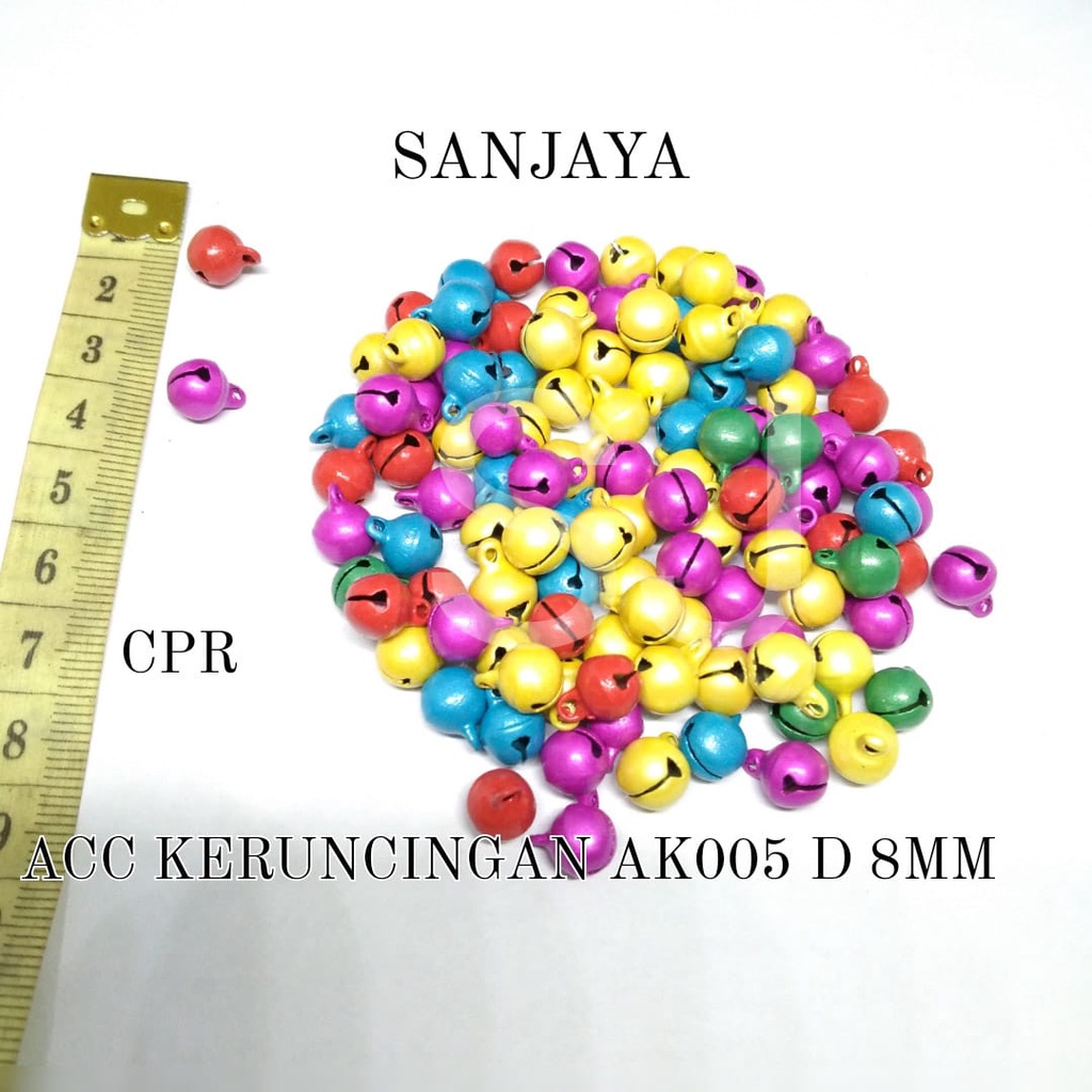 KERINCINGAN / KLINTINGAN / KRINCINGAN / BEL LONCENG / KRINCING / ACC KERINCINGAN AK005 D 8MM CPR