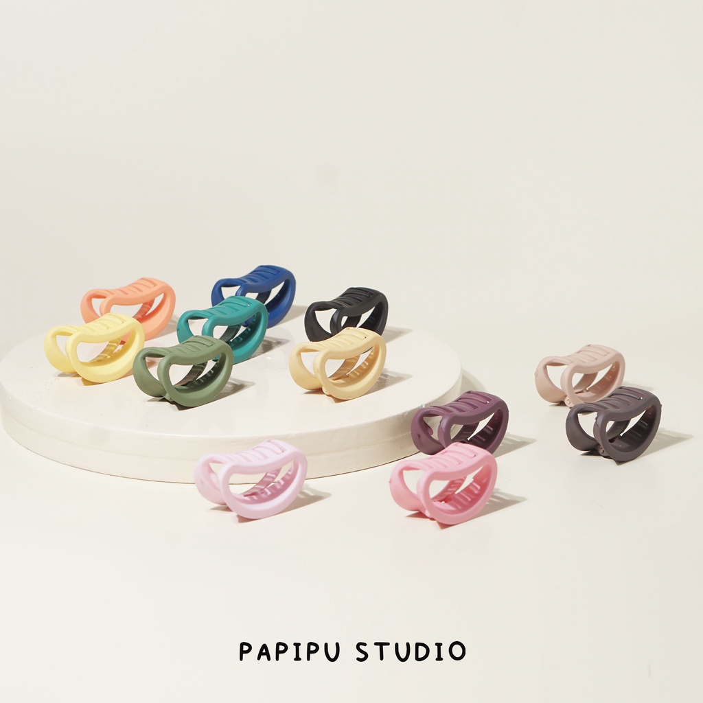 Papipu studio - Jepit rambut claw clip import Smile