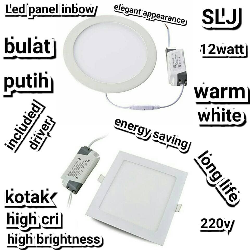 Lampu led panel 12watt inbow downlight