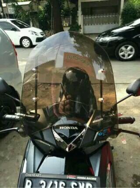 Visor windshield genio kaca tameng depan winsil universal vario beat supra sccopy fino