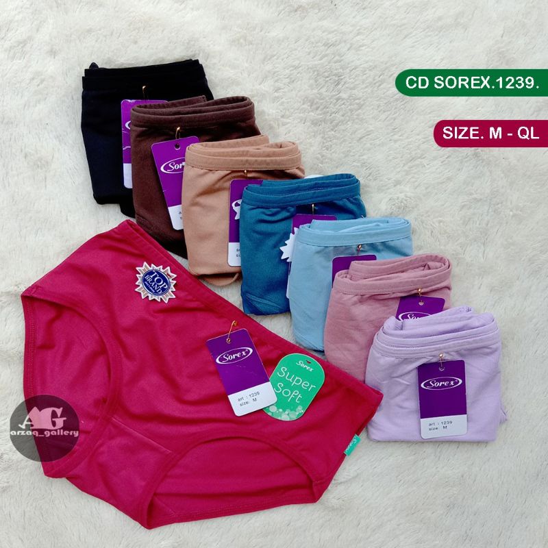 CD wanita(3pcs) sorex 1239