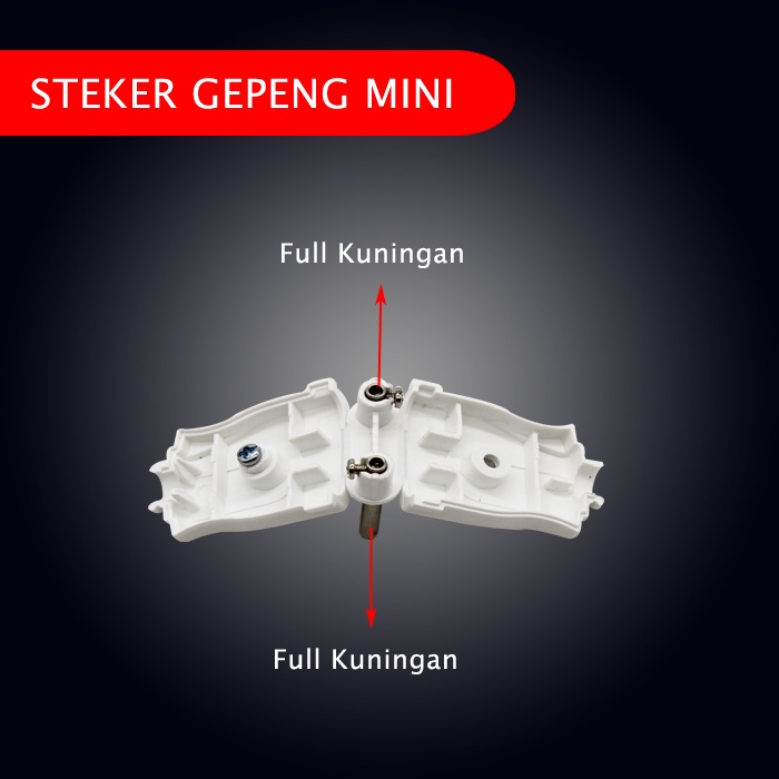 Steker Gepeng / Steker mini Asli Kuningan