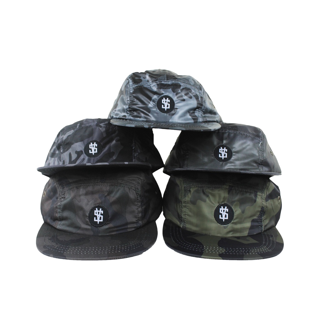 Straight Vision - Camo Series Topi Five Panel - Topi Fashion Distro Pria Dewasa