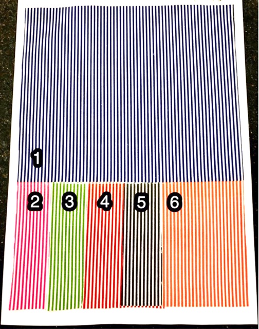 Kain Katun Motif Garis Salur Motif Stripes