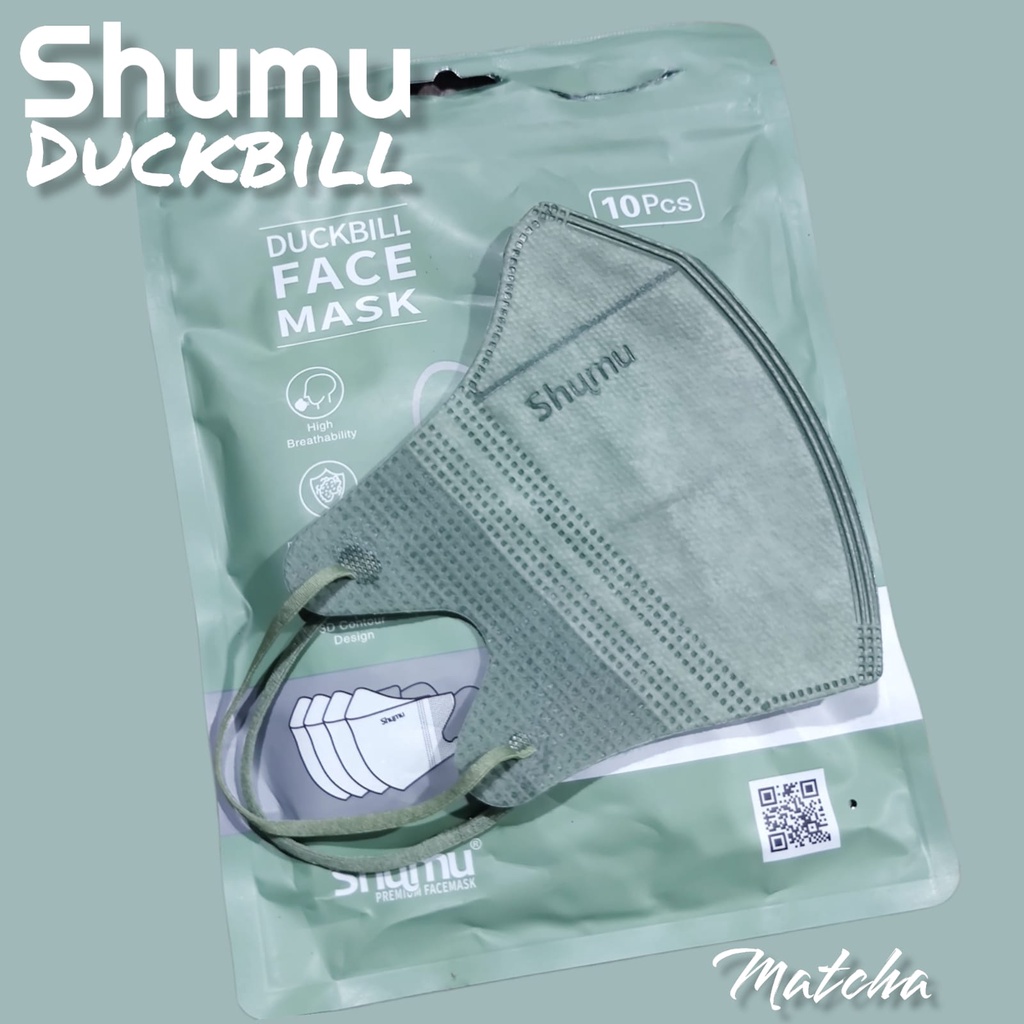 DUCKBILL SHUMU PREMIUM PACK /10 - MASKER DUCKBILL SHUMU ORIGINAL PREMIUM FACE MASK WARNA BEST SELLER
