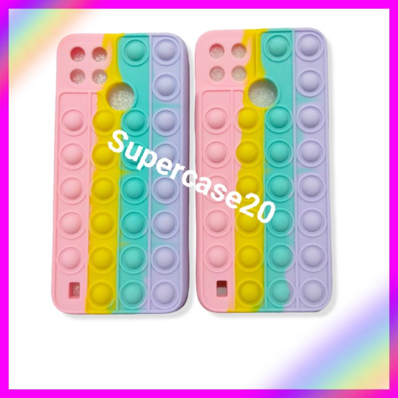 Case Realme C21Y Kesing Hp Pop It Rainbow Softcase Warna Warni Pilihan Terbaik Case Realme C21Y Pop 