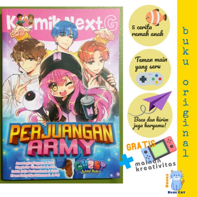 Komik Next G Perjuangan Army Original Komik Anak Seru Buku Anak Buku Bts Buku Cerita Bts Shopee Indonesia