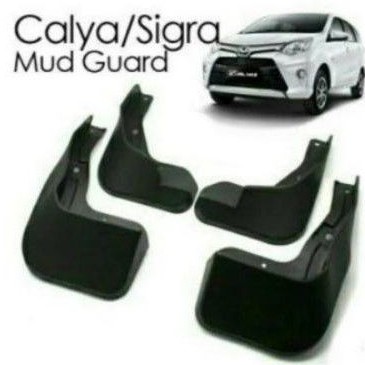 Karpet Lumpur / penahan / tahanan / mudguard calya/sigra 1set-4pcs depan/belakang