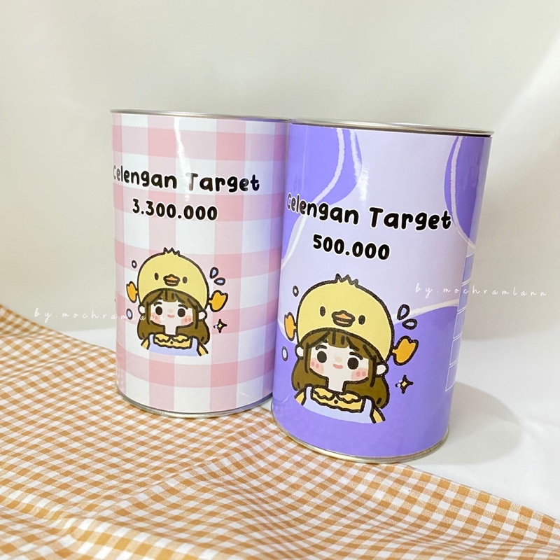 Celengan Target Pecahan Random/ Celengan Bisa Pilih Motif/ Tabungan Masa Depan