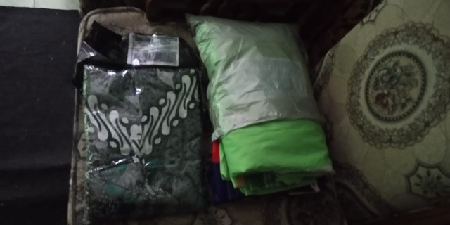 Gamis Batik (cod) Manggar Gamis Batik Pesta Model Terbaru 2020