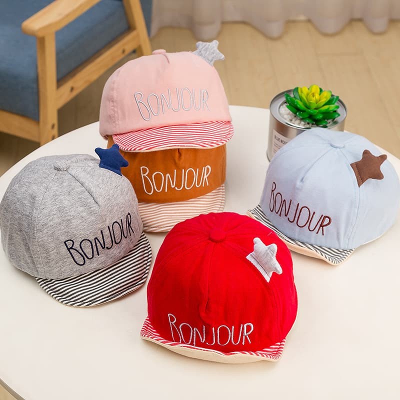 KOREAN BABY HAT bonjour baseball cap topi bayi lucu baby boy baby girl