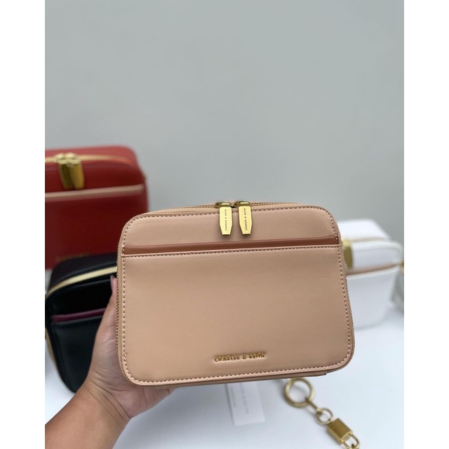 Tas Wanita Double Zip Crossbody Bag SALE