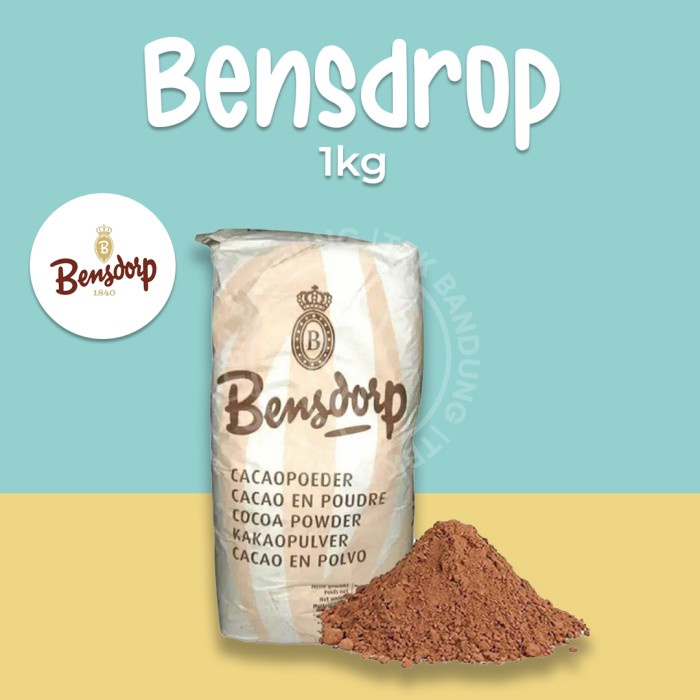 

Bensdorp Cocoa Powder Bubuk Cokelat - 1kg