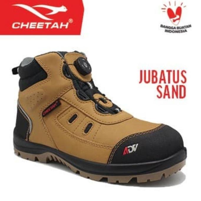 Sepatu Safety Cheetah Jubatus Sand Adv/ Shoes Cheetah Jubatus Sand Adv Star Seller Termurah