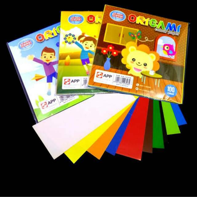 

1 BUNGKUS ORIGAMI KERTAS LIPAT LICIN KIKY SIDU