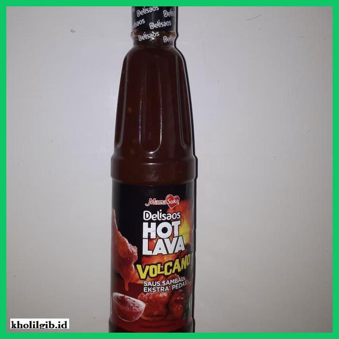

Aneka-Sambal- Mamasuka Hot Lava Volcano Saus Sambal Extra Pedas Botol 260Ml -Pedeeeeeezzzzzzz.