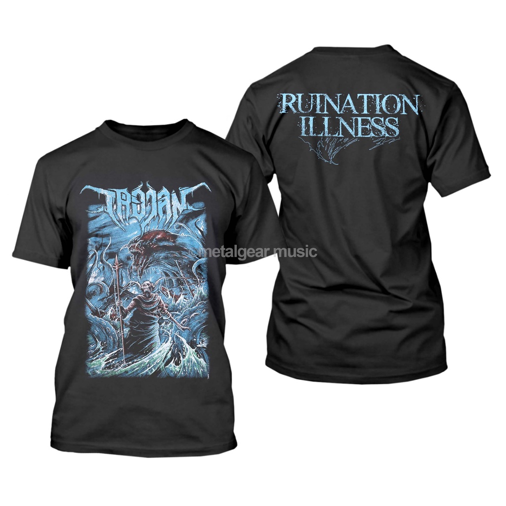 Metalgear Music Original Tshirt Trojan - Ruination Illness Baju Kaos