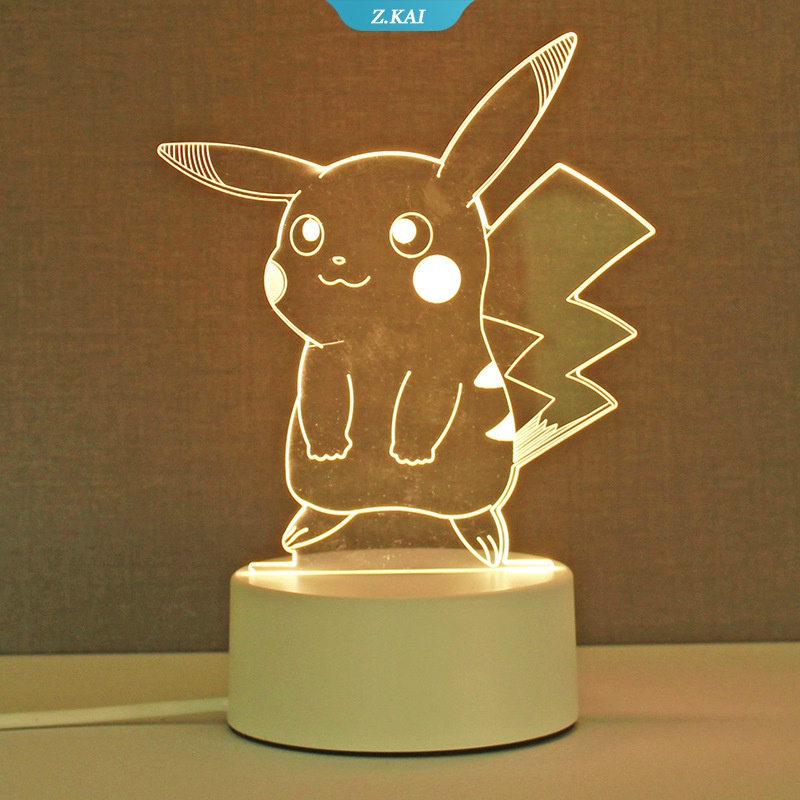 Lampu Malam LED 3D Bentuk Kartun My Melody Cinnamoroll Kuromi Purin Dog Bahan Akrilik Untuk Dekorasi Natal
