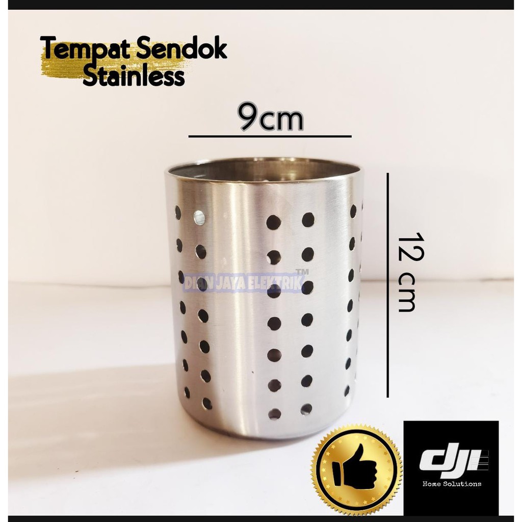 Tempat sendok/sumpit/garpu/alat dapur stainless anti karat model IKEA