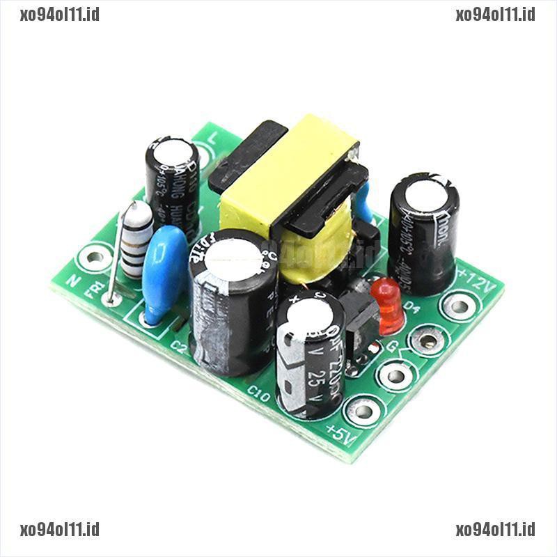 (XO) Papan Modul Konverter Mini AC-DC 220V Ke DC 12V 0.2A +