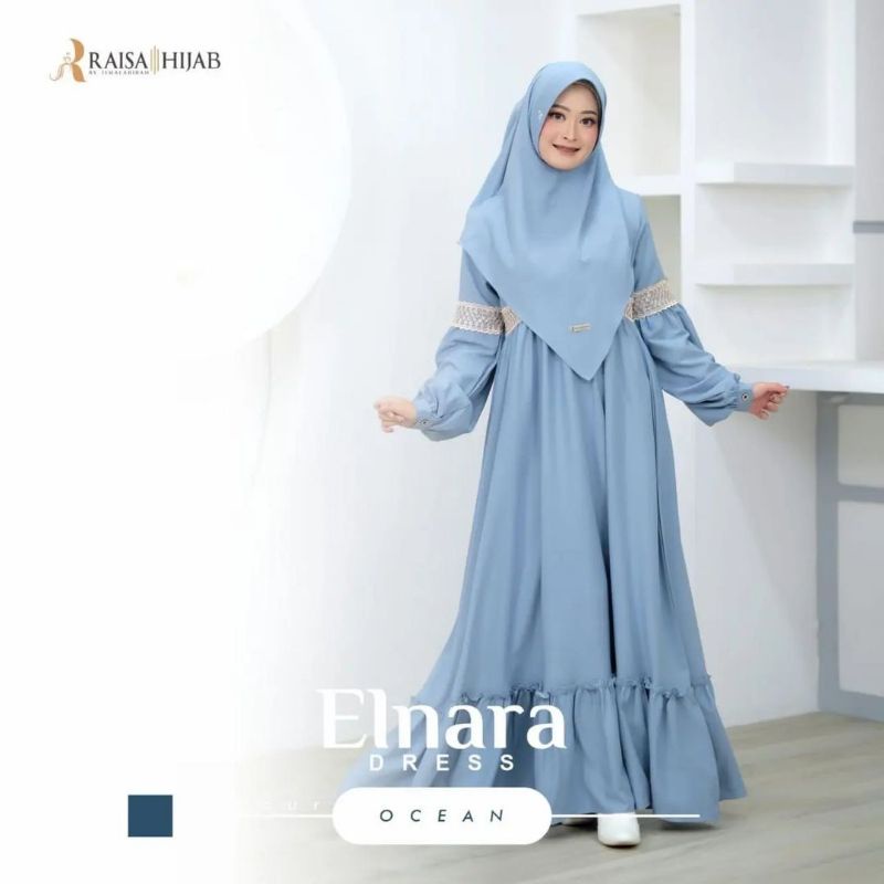 ELNARA SYARI UKURAN M - L - XL - XXL GAMIS SET SYARI GAMIS JUMBO BUSUI DRESS MURAH GAMIS SYAR'I PLUS KHIMAR KONDANGAN GAMIS RENDA GAMIS KEKINIAN GAMIS REMAJA GAMIS TERBARU BAJU GAMIS WANITA FASHION MUSLIM BAJU LEBARAN DRESS WANITA TERMURAH